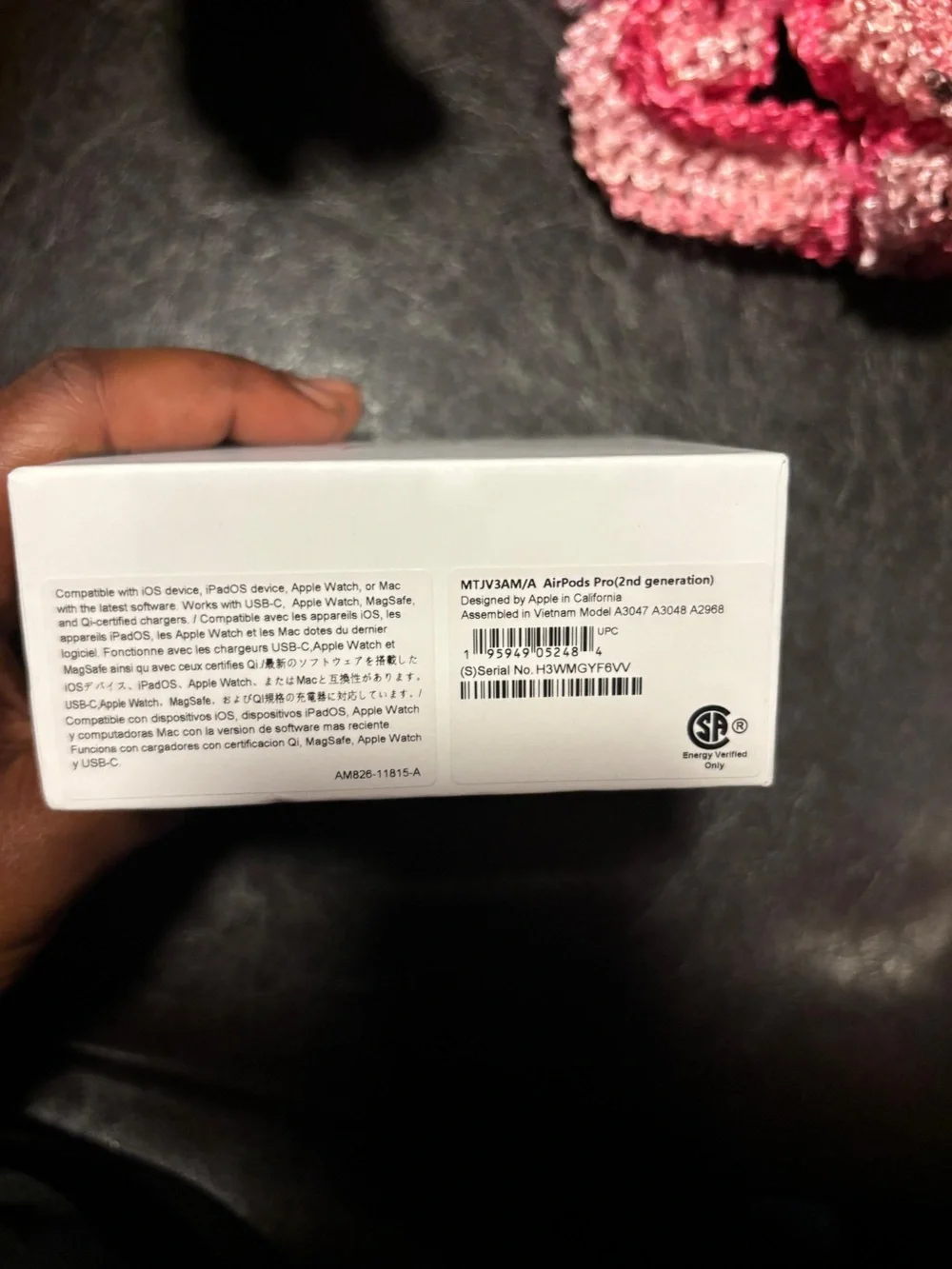 Apple AirPods Pro 2 White with Retail Box and Receipt